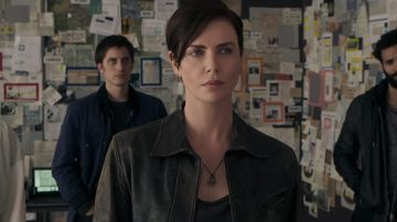 En cuir d'agneau Cuir Perfecto porté par Andromaque de la Scythie / Andy (Charlize Theron) dans La Vieille Garde