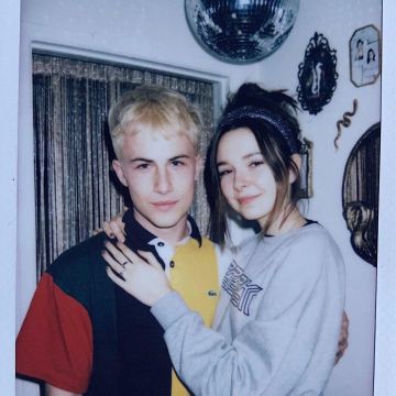 Lacoste Color Block Polo Shirt worn by Dylan Minnette on the Instagram account of @lydianight