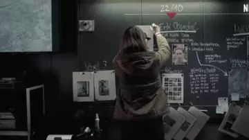 La veste verte portée par Charlotte Doppler (Karoline Eichhorn) dans Dark (Saison 1)