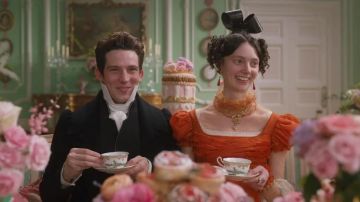 Amber Earrings worn by Mrs Elton (Tanya Reynolds) in Emma.