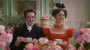 Amber Earrings worn by Mrs Elton (Tanya Reynolds) in Emma.