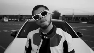 Sunglasses Louis Vuitton 1.1 the Millionaires Sunglasses worn by Hamza in his clip Henny Pop