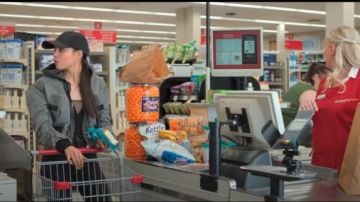UTZ Cheese Balls bought by April (Sofia Carson) in Feel the Beat