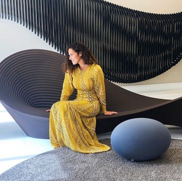 La robe longue imprimée de Elisa Tovati sur son compte Instagram @elisatovati