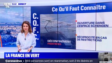 The striped shirt of Sandra Gandoin on BFMTV