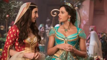 La peluca de Jasmine (Naomi Scott) en Aladdin