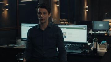 Black Shirt worn by Matthew Clairmont (Matthew Goode) in A Discovery of Witches (Season 1)