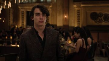 Printed Blazer worn by Winston Williams (Deaken Bluman) in 13 Reasons Why (S04E09)