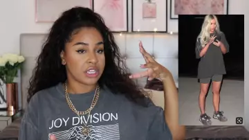 Le t-shirt oversize Yeezy de Kim Kardashian dans la vidéo J'AI COPIÉ KIM KARDASHIAN DE A à Z... (EN MOINS CHER ????)