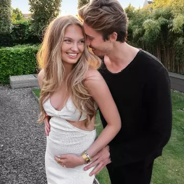 Cult Gaia Dress worn by Romee Strijd on her Instagram account @romeestrijd