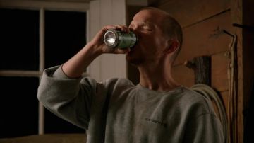 Carhartt grey sweater worn by Jimmy Hurdstrom (Jefferson White) as seen in Yellowstone (S03E01)