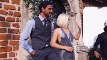 Short Silver Dress worn by Laura Biel (Anna-Maria Sieklucka) in 365 Days
