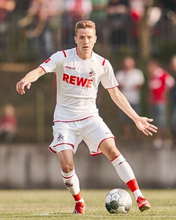 Uhlsport FC Koeln Home Jersey 19/20 worn by Niklas Hauptmann on the Instagram account of @fckoeln