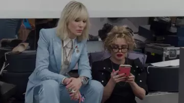Blue Blazer worn by Lou (Cate Blanchett) as seen in Ocean's Eight