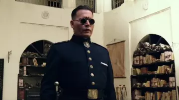 Gold belt buckle worn by Colonel Joll (Johnny Depp) in Waiting for the Barbarians