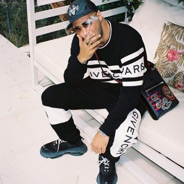 La sudadera Givenchy usada por Alkpote en su cuenta de Instagram @alkpote