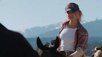 Cactus Hopes Texas hat cap worn by Teeter (Jennifer Landon) as seen in Yellowstone (S03E02)