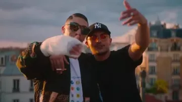 La gorra de los Yankees de Nueva York usada por RK en el clip en sus clips Euros feat Maes