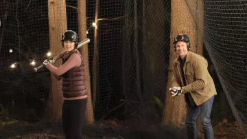 Sleeveless puff vest worn by Melinda Monroe (Alexandra Breckenridge) in Virgin River (S01E01)