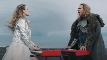 Fur cape worn by Lars Erickssong (Will Ferrell) in Eurovision Song Contest: The Story of Fire Saga