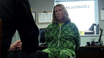 Palm Angels green track jacket worn by Lars Erickssong (Will Ferrell) in Eurovision Song Contest: The Story of Fire Saga