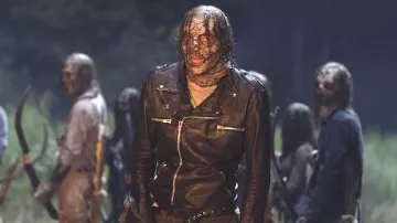 La réplique du masque de Negan (Jeffrey Dean Morgan) dans The Walking Dead (Saison 10 Episode 11)