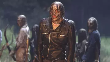 La réplique du masque de Negan (Jeffrey Dean Morgan) dans The Walking Dead (Saison 10 Episode 11)