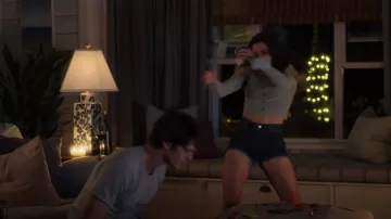 Dark blue short worn by Shelly 'Elle' Evans (Joey King) as seen in The Kissing Booth 2