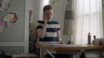 Striped top worn by Kate (Gillian Jacobs) as seen in I Used to Go Here