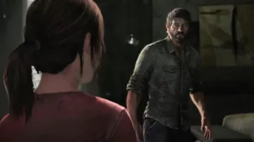 Suede Jacket worn by Joel (Troy Baker) as seen in The Last Of Us Part II  videogame