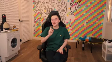 The green t-shirt Carhartt's HugoPosay in his video I infiltrated the online classes for 1 week