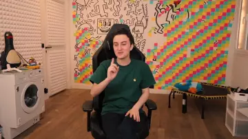 The green t-shirt Carhartt's HugoPosay in his video I infiltrated the online classes for 1 week