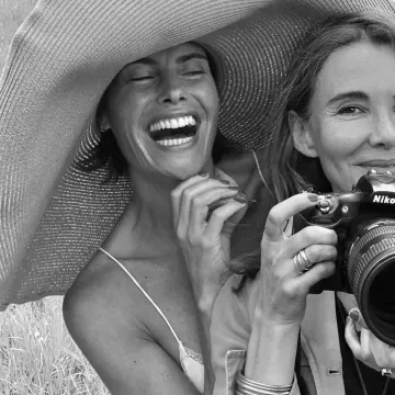 El gran sombrero Raffia Valensole de Alessandra Sublet en su cuenta de Instagram @alessandra_sublet