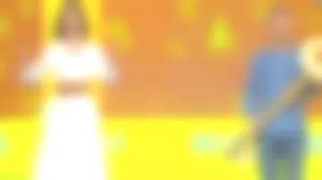 The white long dress button-front, v-neck ,embroidery and lace openwork of Rose Éméyé in Find the intruder the 11.07.2020