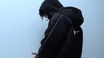 Vintage Nike Puffer Jacket worn by Scarlxrd in ERGHHH. // EXPECTATIXNS. music video