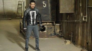Chaqueta de cuero negro usada por Ghost Rider (Gabriel Luna) en Agent of S.H.I.E.L.D. (Temporada 4 Episodio 7)