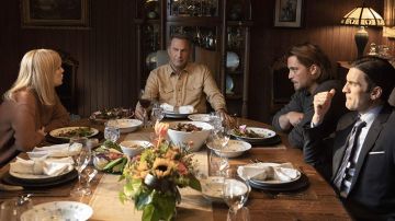 Khaki shirt worn by John Dutton (Kevin Costner) as seen in Yellowstone (S02E03)
