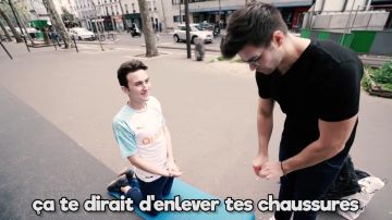 The jersey of the OM carried by HugoPosay in the video SAY YES TO EVERYTHING FOR 24 hours (Yes Man Challenge #3 feat. HUGOPOSAY)