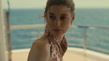 Floral dress worn by Elizabeth Debicki in Tenet