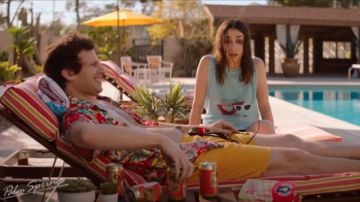 Yellow Swim Trunk worn by Nyles (Andy Samberg) in Palm Springs