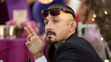 Locs Mad Dog Hardcore Gangster Sunglasses worn by Creeper (Shia LaBeouf) in The Tax Collector