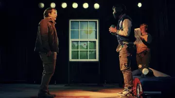 Off-White Industrial Panelled Ripstop, Suede and Leather High-Top Sneakers worn by Turbo Bro Jock (Cody Kearsley) in Daybreak (S01E03)