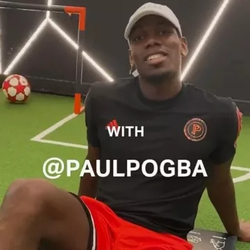 Louis Vuitton LV Trainer Black Sneakers worn by Paul Pogba on his Instagram  account @paulpogba