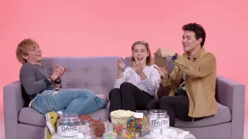 The Converse shoes worn by Ross Lynch in the video &quot;The Chilling Adventures of Sabrina&quot; Cast Plays &#39;I Dare You&#39; | Teen Vogue