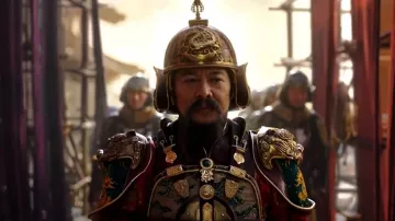 Helmet worn by the Emperor (Jet Li) in Mulan
