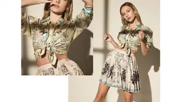 Whole shirt and skirt Ester Esposito Instagram of Carla Roson Ester Expósito in the series Elite