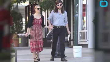 Zapatos usados por Dianna Agron en Dianna Agron y Winston Marshall Engaged