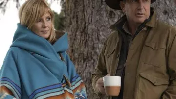 Two Tone Mug used by John Dutton (Kevin Costner) in Yellowstone TV series (Season 3 Episode 6)