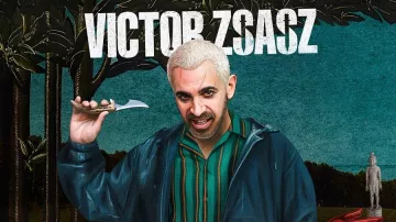The green striped shirt worn by Victor Zsasz (Chris Messina) in the movie Birds of Prey and the fantabulous story of Harley Quinn