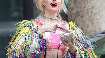 Multicolor Fringe Jacket worn by Harley Quinn (Margot Robbie) in Birds of Prey Wardrobe (and the Fantabulous Emancipation of One Harley Quinn)